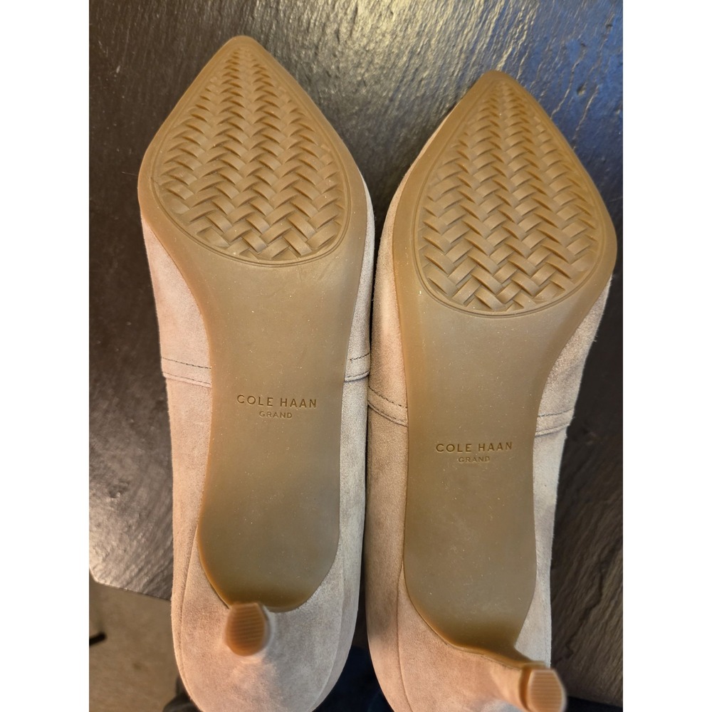 Cole Haan Wms Nell Suede  Pointed Chelsea Bootie Irish Coffee Tan Sz 8 NEW! $140 - Picture 11 of 11